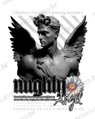 Anjo Estátua Mighty Angel